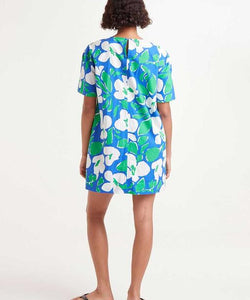 COMPAÑÍA FANTÁSTICA | WHITE GRAPE SHORT DRESS - GREEN
