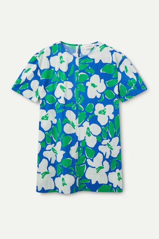 COMPAÑÍA FANTÁSTICA | WHITE GRAPE SHORT DRESS - GREEN