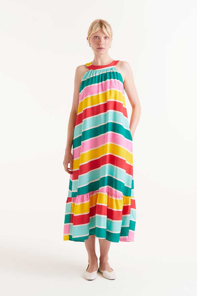 COMPAÑÍA FANTÁSTICA | LOLLYPOP MAXI DRESS - MULTICOLOUR