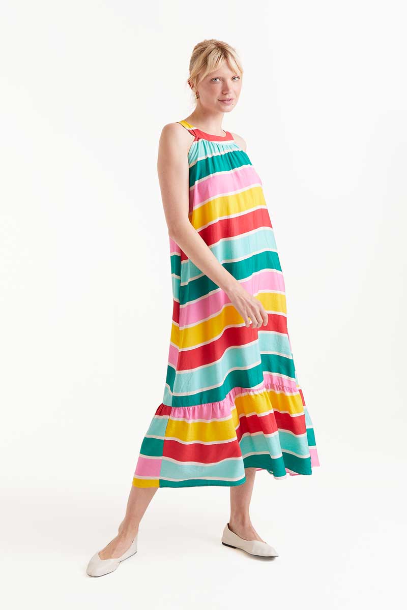 COMPAÑÍA FANTÁSTICA | LOLLYPOP MAXI DRESS - MULTICOLOUR