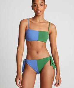 COMPAÑÍA FANTÁSTICA | BIPOLAR BIKINI TOP - GREEN & BLUE