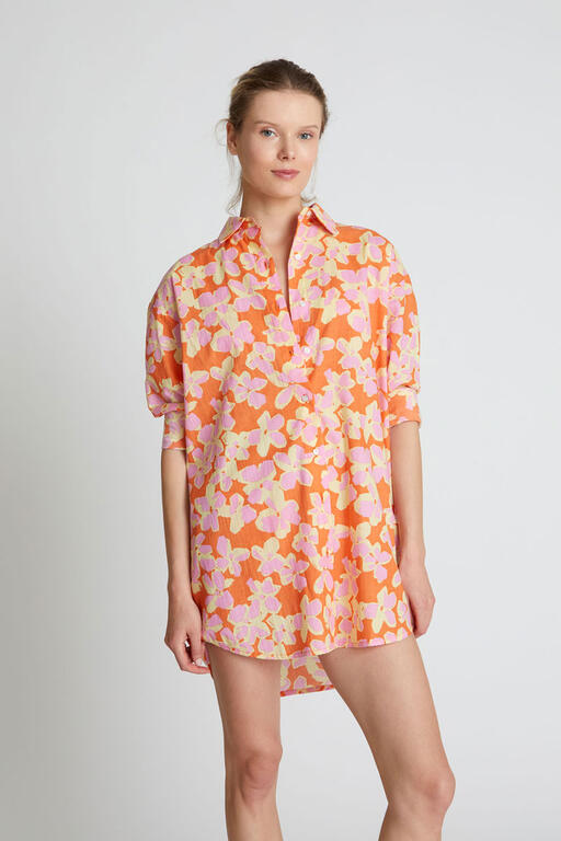 COMPAÑÍA FANTÁSTICA | FLOWER POWER BLOUSE - ORANGE