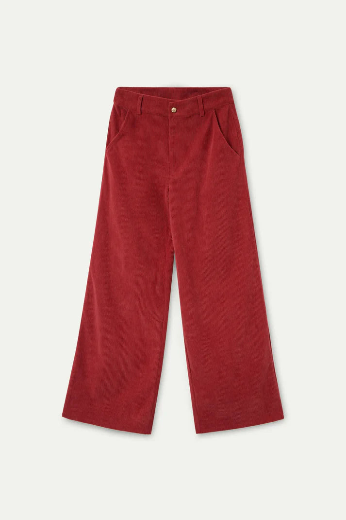 COMPAÑÍA FANTÁSTICA | RIBCORD TROUSERS - BROWN
