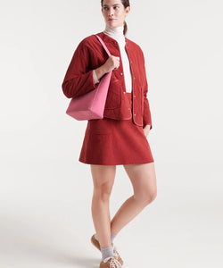 COMPAÑÍA FANTÁSTICA | RIBCORD QUILTED JACKET - BROWN