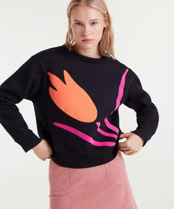 COMPAÑÍA FANTÁSTICA | TULIP PULLOVER - BLACK