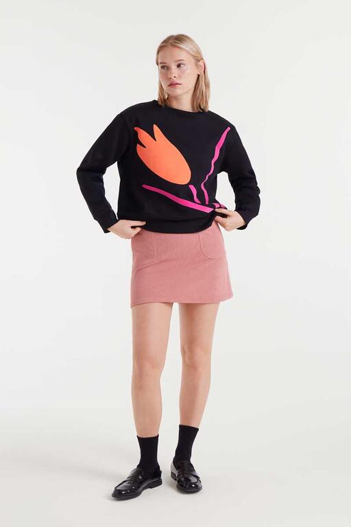 COMPAÑÍA FANTÁSTICA | TULIP PULLOVER - BLACK