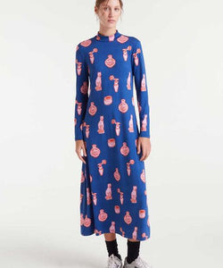 COMPAÑÍA FANTÁSTICA | PORCELAIN MAXI DRESS - BLUE
