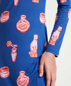 COMPAÑÍA FANTÁSTICA | PORCELAIN MAXI DRESS - BLUE