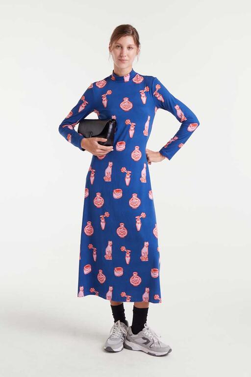 COMPAÑÍA FANTÁSTICA | PORCELAIN MAXI DRESS - BLUE