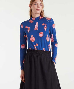 COMPAÑÍA FANTÁSTICA | PORCELAIN LS TOP - BLUE