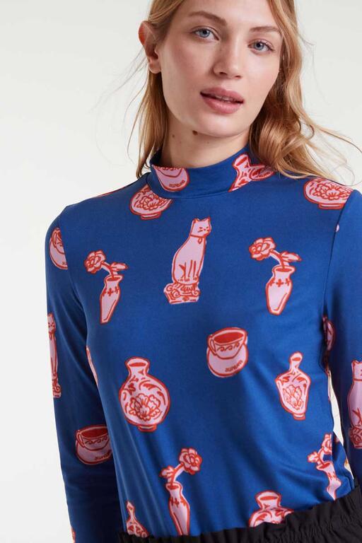 COMPAÑÍA FANTÁSTICA | PORCELAIN LS TOP - BLUE