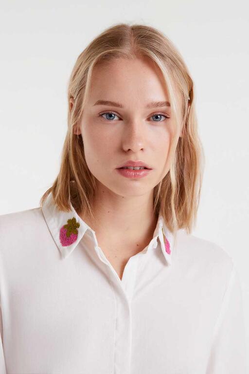 COMPAÑÍA FANTÁSTICA | CRYSTAL CLEAR BLOUSE - WHITE