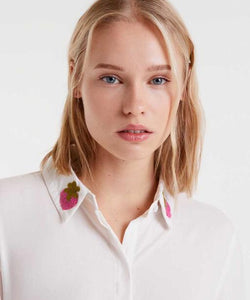 COMPAÑÍA FANTÁSTICA | CRYSTAL CLEAR BLOUSE - WHITE