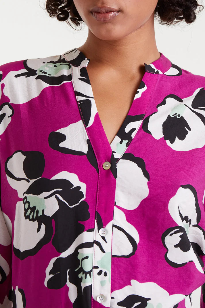 COMPAÑÍA FANTÁSTICA | PANSY BLOUSE - MAGENTA