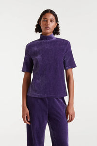 COMPAÑÍA FANTÁSTICA | VELVET COMFY TOP - VIOLET