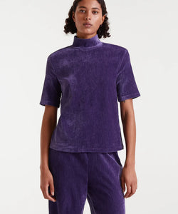 COMPAÑÍA FANTÁSTICA | VELVET COMFY TOP - VIOLET