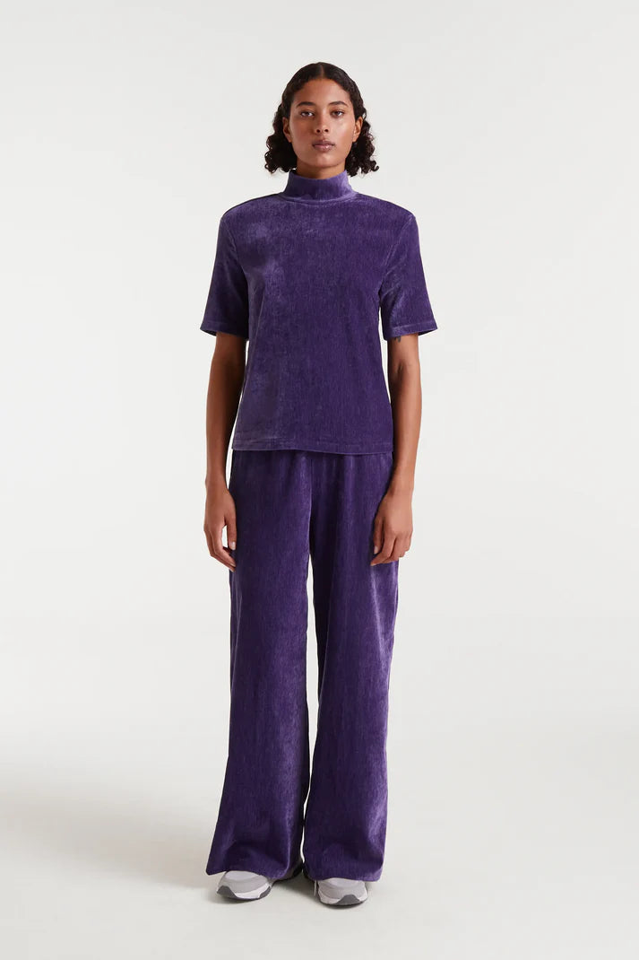 COMPAÑÍA FANTÁSTICA | VELVET COMFY TOP - VIOLET