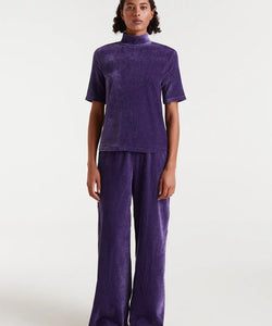 COMPAÑÍA FANTÁSTICA | VELVET COMFY TOP - VIOLET