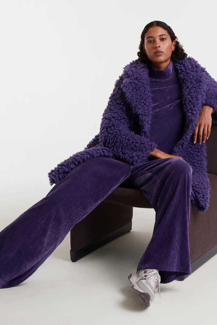 COMPAÑÍA FANTÁSTICA | VELVET COMFY TOP - VIOLET