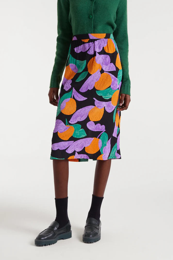 COMPAÑÍA FANTÁSTICA | APRICOT MIDI SKIRT - VIOLET