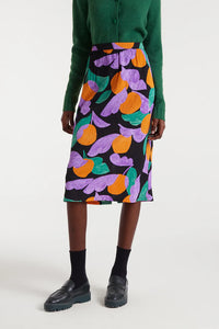 COMPAÑÍA FANTÁSTICA | APRICOT MIDI SKIRT - VIOLET