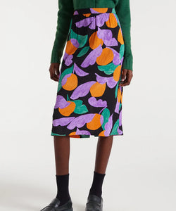 COMPAÑÍA FANTÁSTICA | APRICOT MIDI SKIRT - VIOLET