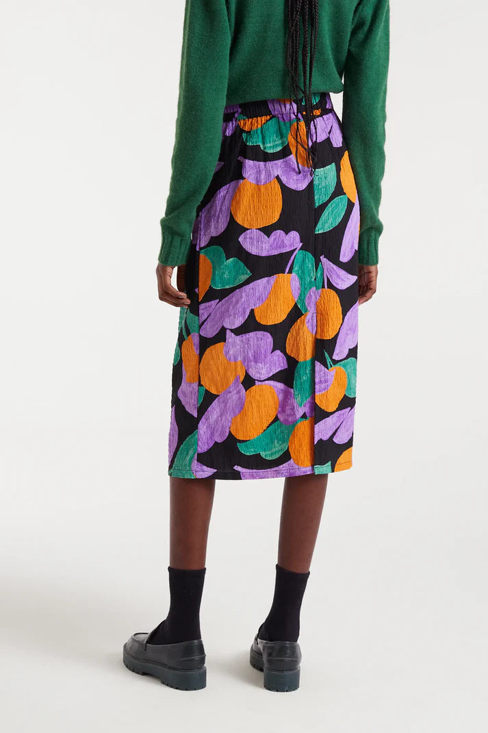 COMPAÑÍA FANTÁSTICA | APRICOT MIDI SKIRT - VIOLET