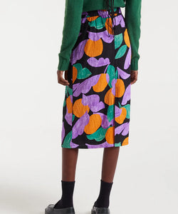 COMPAÑÍA FANTÁSTICA | APRICOT MIDI SKIRT - VIOLET