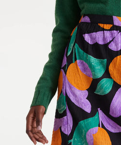 COMPAÑÍA FANTÁSTICA | APRICOT MIDI SKIRT - VIOLET