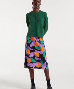 COMPAÑÍA FANTÁSTICA | APRICOT MIDI SKIRT - VIOLET