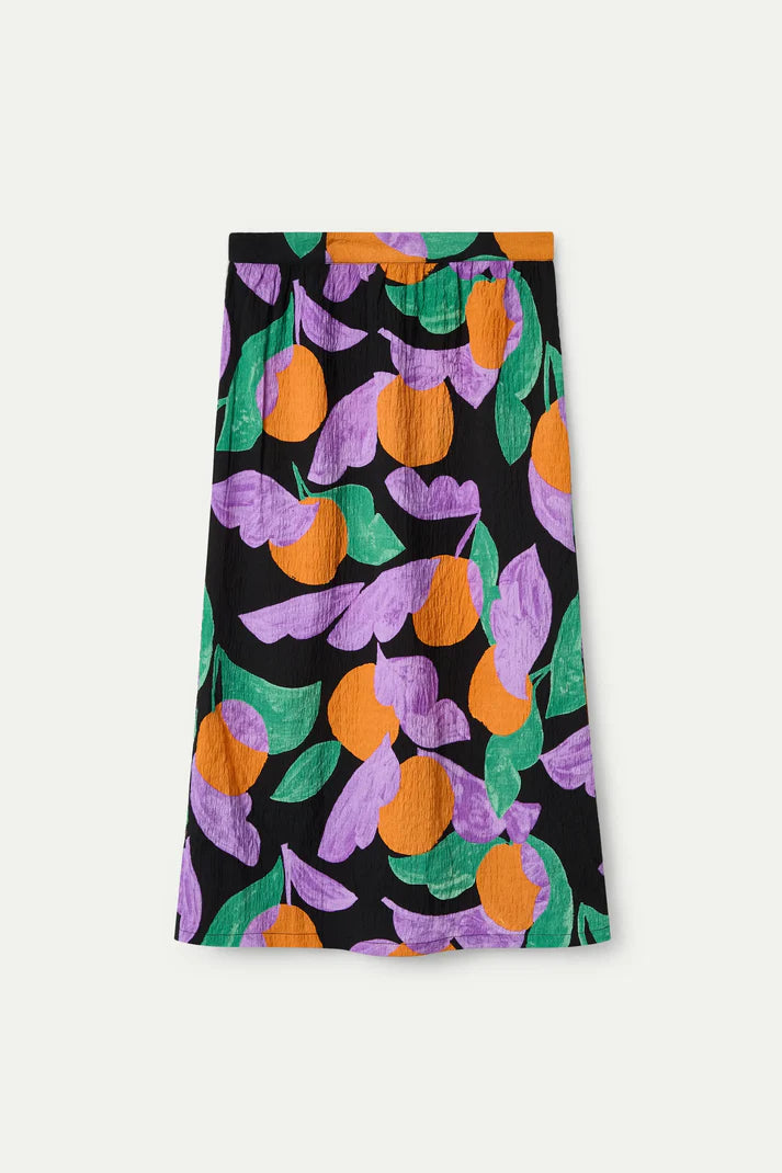COMPAÑÍA FANTÁSTICA | APRICOT MIDI SKIRT - VIOLET