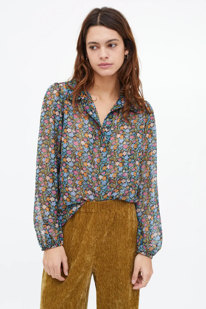 COMPAÑÍA FANTÁSTICA | FLOWER POTPOURRI BLOUSE - MULTI
