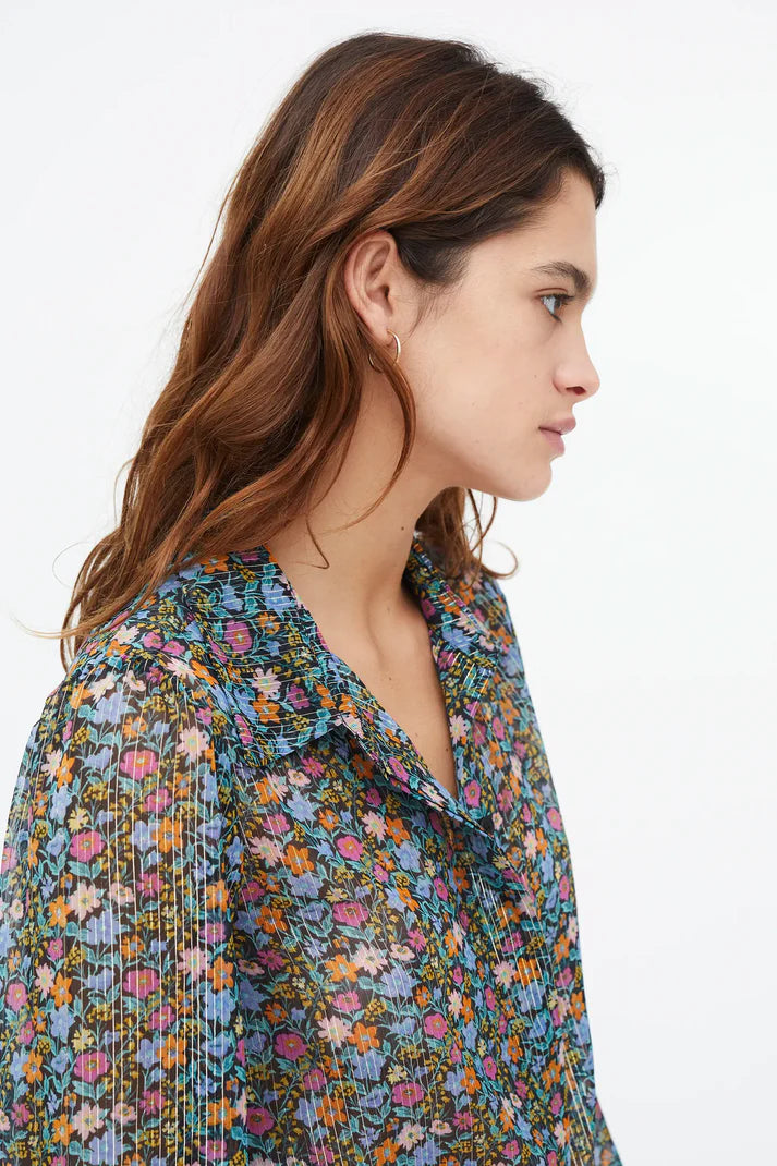 COMPAÑÍA FANTÁSTICA | FLOWER POTPOURRI BLOUSE - MULTI