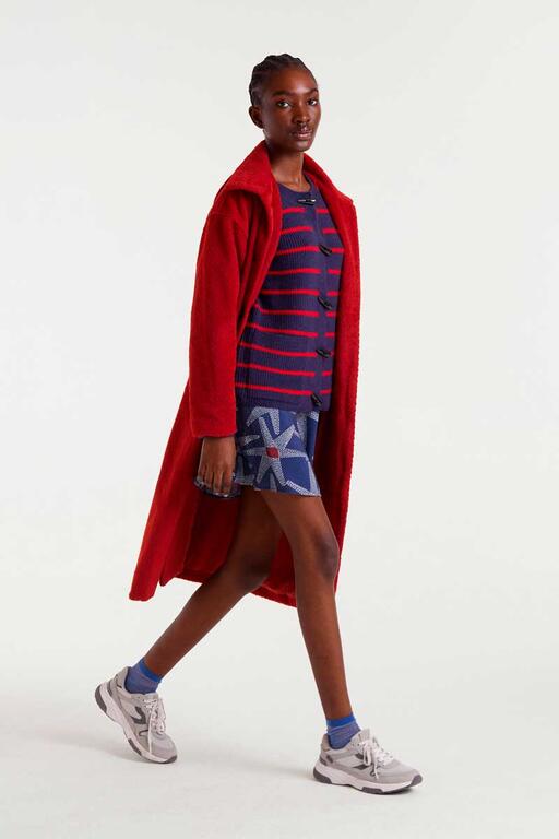 COMPAÑÍA FANTÁSTICA | HORIZON STRIPE CARDIGAN - NAVY