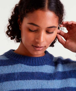 COMPAÑÍA FANTÁSTICA | HORIZON STRIPE JUMPER - BLUE