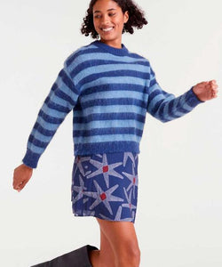COMPAÑÍA FANTÁSTICA | HORIZON STRIPE JUMPER - BLUE