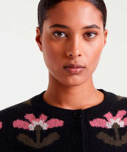 COMPAÑÍA FANTÁSTICA | MARIGOLD FLOWER PULLOVER - BLACK