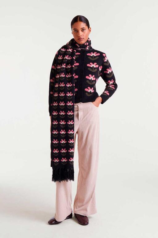 COMPAÑÍA FANTÁSTICA | MARIGOLD FLOWER PULLOVER - BLACK