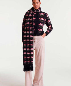 COMPAÑÍA FANTÁSTICA | MARIGOLD FLOWER PULLOVER - BLACK