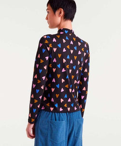 COMPAÑÍA FANTÁSTICA | HEARTS LS TOP - BLACK