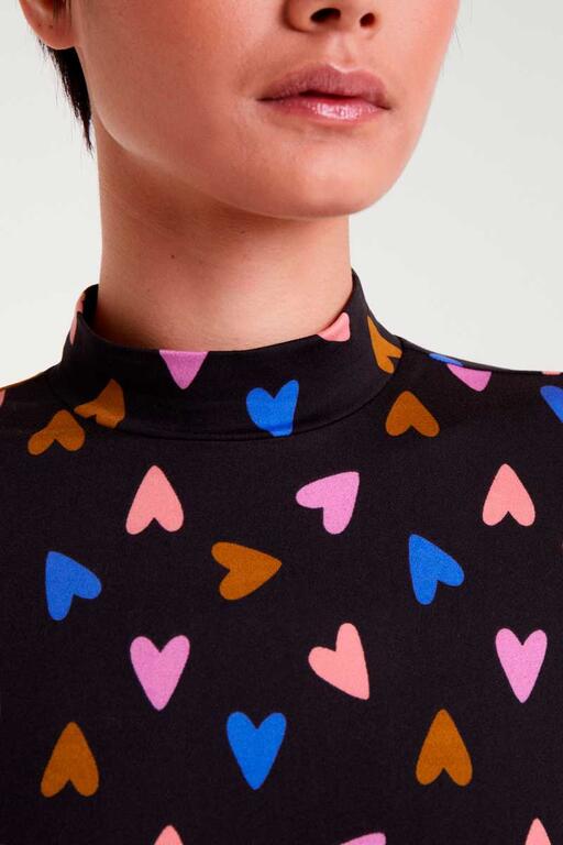 COMPAÑÍA FANTÁSTICA | HEARTS LS TOP - BLACK