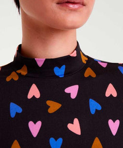 COMPAÑÍA FANTÁSTICA | HEARTS LS TOP - BLACK