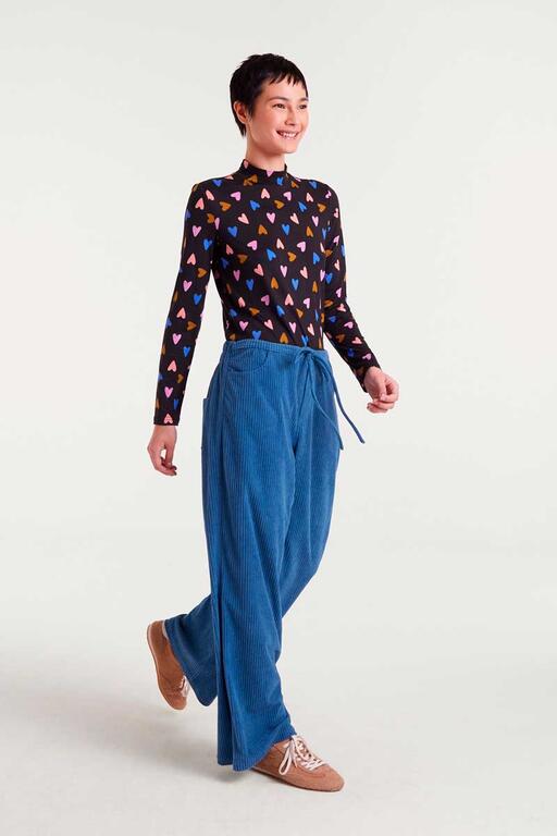 COMPAÑÍA FANTÁSTICA | HEARTS LS TOP - BLACK