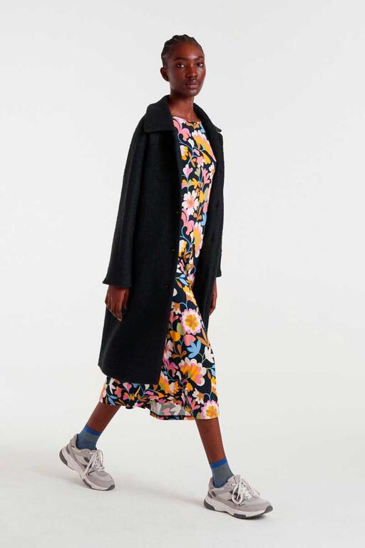 COMPAÑÍA FANTÁSTICA | BOLD FLORAL MIDI DRESS - MULTI