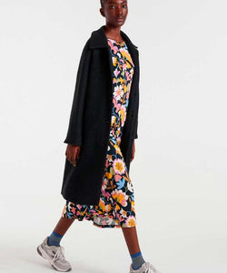 COMPAÑÍA FANTÁSTICA | BOLD FLORAL MIDI DRESS - MULTI
