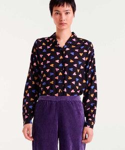 COMPAÑÍA FANTÁSTICA | LOVE MEDLEY BLOUSE - BLACK