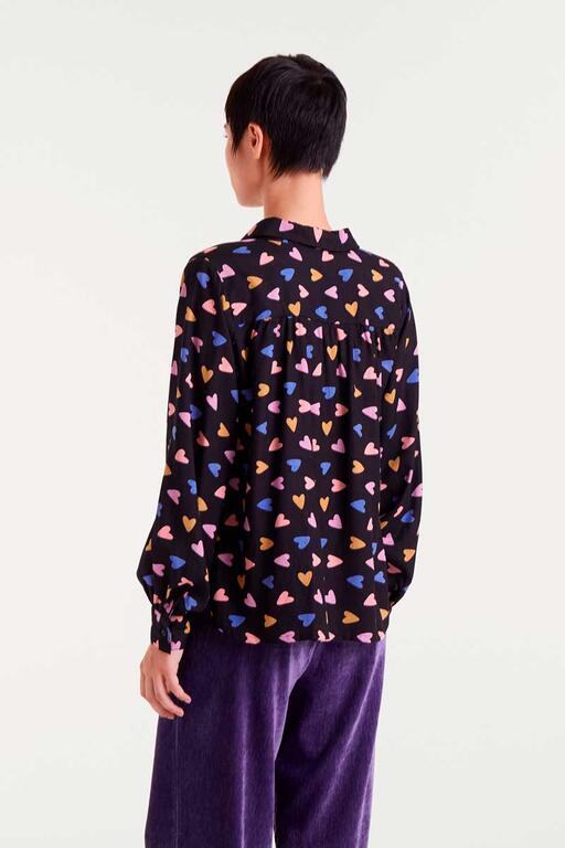 COMPAÑÍA FANTÁSTICA | LOVE MEDLEY BLOUSE - BLACK