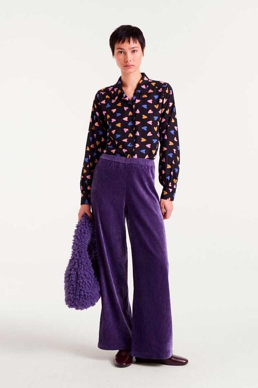 COMPAÑÍA FANTÁSTICA | LOVE MEDLEY BLOUSE - BLACK