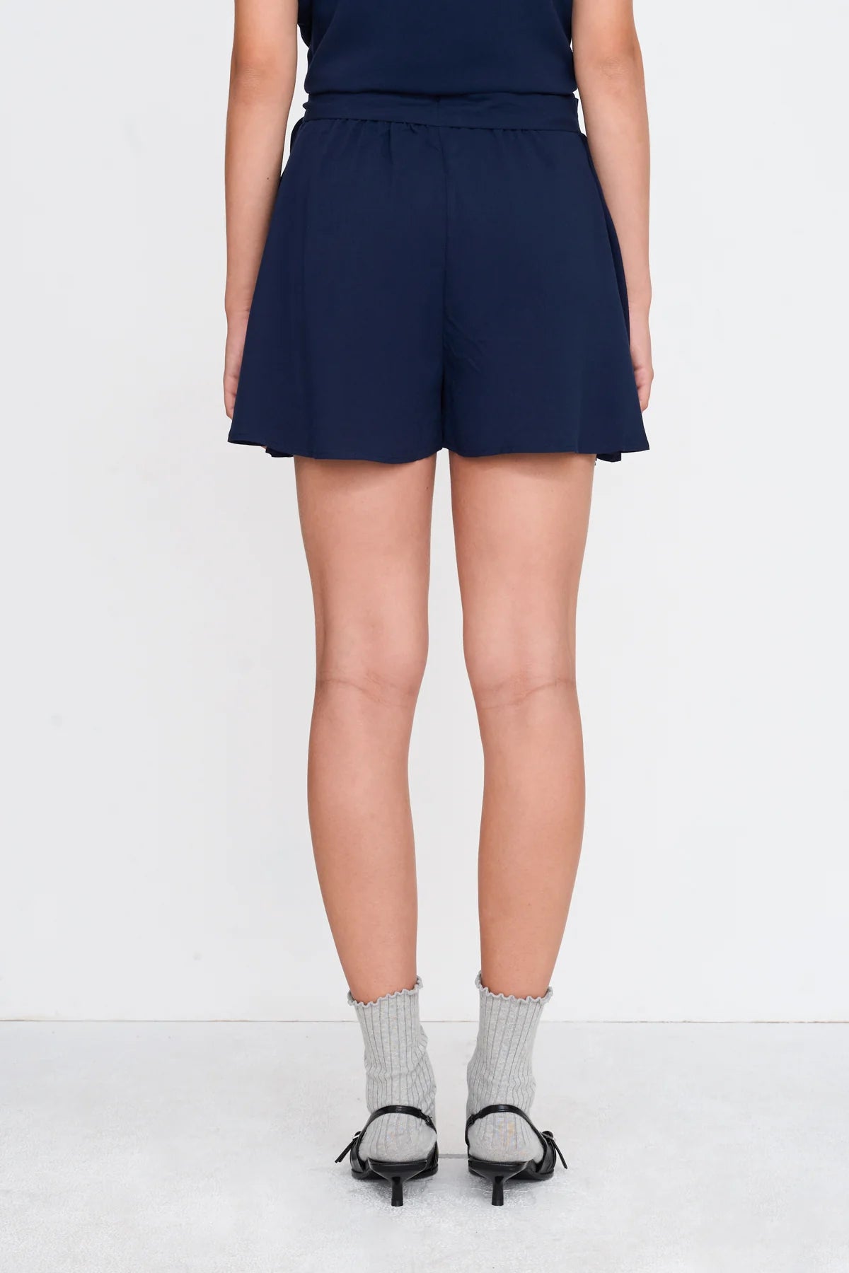PITA BOW HW SHORTS - NAVY