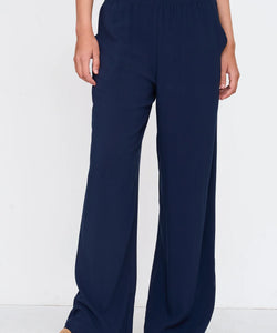 PITA WIDE LEG PANTS - NAVY